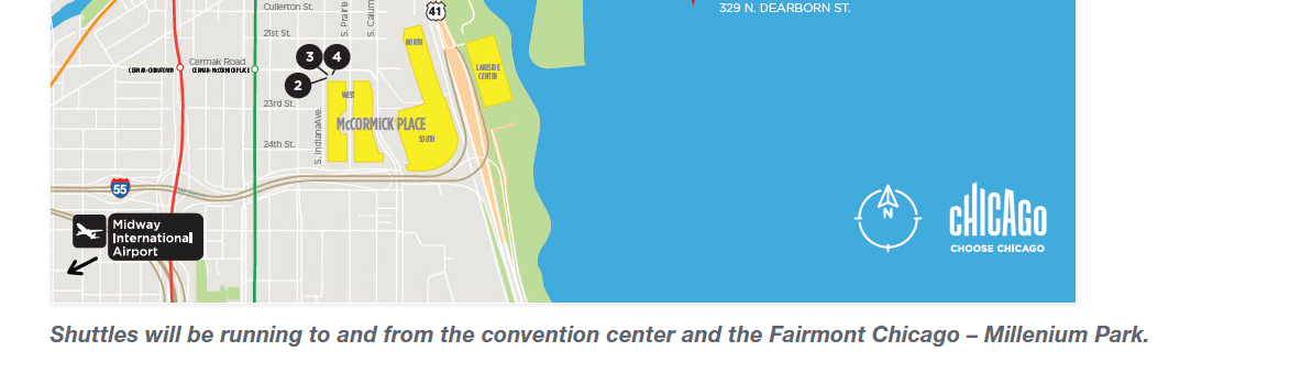 2025 NFDA Shuttle Map
